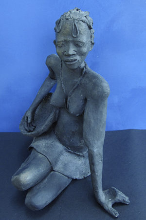 Donna shona con cesto - Autore Tendai Dlamini